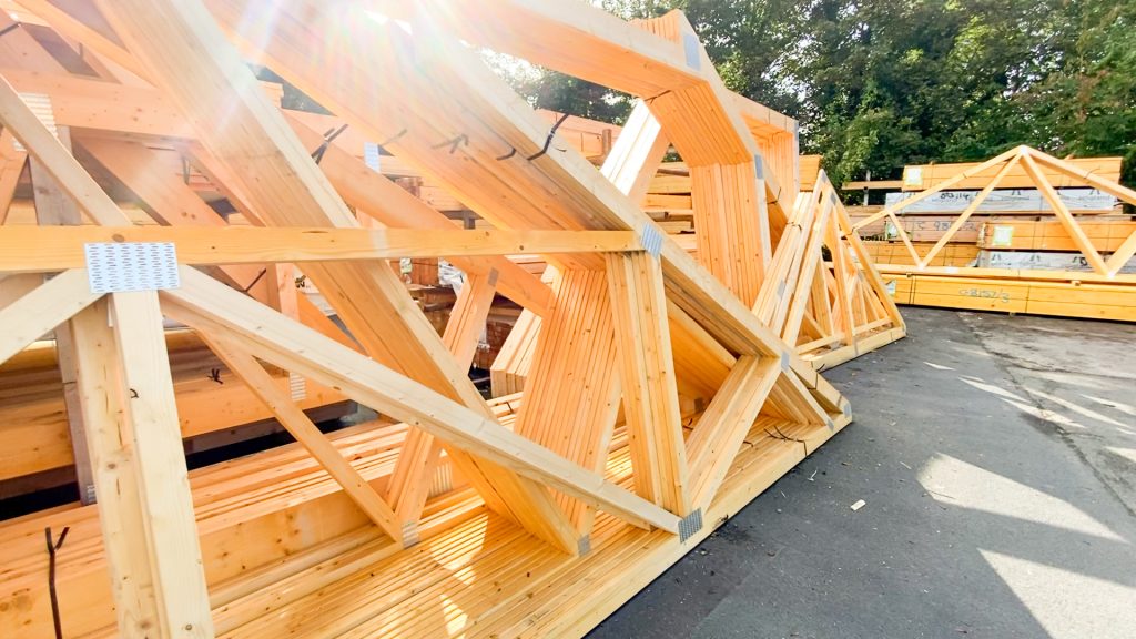 Roof Trusses Roofing Tips How To Safely Store Onsite